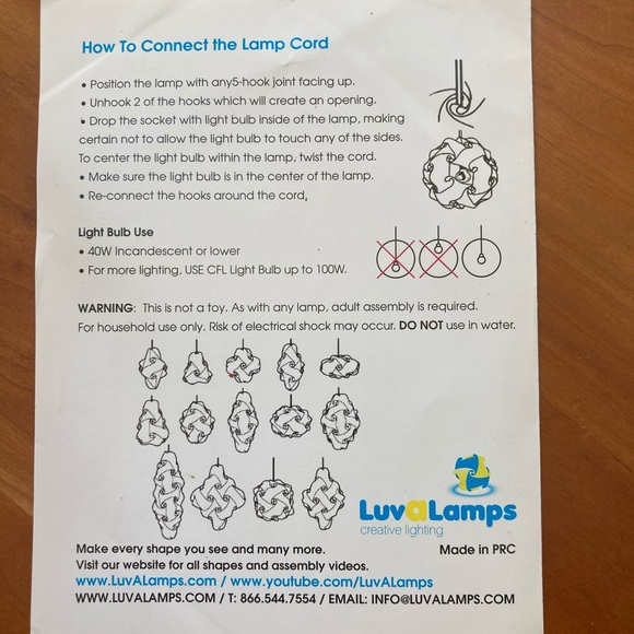 42 pc Luvalamp. - Picture 7 of 7